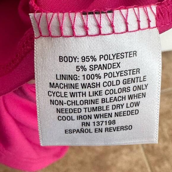 Thalia Sodi Barbie Pink Faux Wrap Maxi Dress Large - Picture 9 of 13